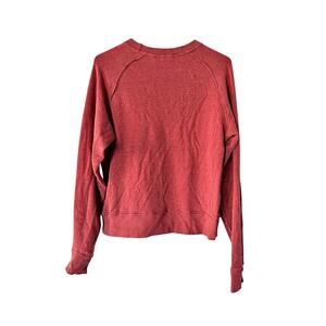 Tasc Women’s Varsity Earth Red Crewneck Sweatshirt Size Small
